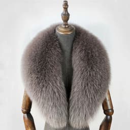 100% Natural Real Fox Fur Collar For Women And Men's Coat Jacket Fur Collar Extra Large Size Neck Warmer Fur Scarf Shawls