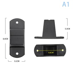 1Pcs Black Replacement Plastic Stud Luggage Feet Pads Baggage Stud Foot Feet Pads For All Suitcase Bags Luggage Stand Feet 2025