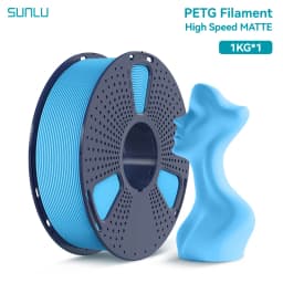 SUNLU High Speed PETG Filament 1.75mm +/- 0.02 MM 1kg Spool (2.2lbs) High Speed Printing Filament Fit Most FDM Printer