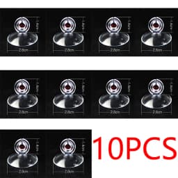 10/20PCS Suction Cups for Aquarium Rubber Aquarium Fish Tank Suction Cup Holders for Air Hose Tube Oxygen Pump Strong Sucker