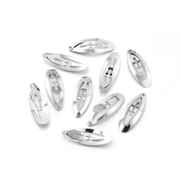 10pcs/pack Iron Oval BB Hair Clips 4-6cm Simple Hairpin Barrettes for DIY Handmade Headwear Hair Tools Crafts Accessories