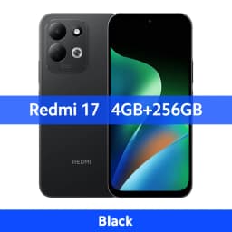 Global Version Xiaomi Redmi 17 Smartphone 128G / 256G ROM 120Hz 6.9" Display 50MP 45W Turbo Charging 7500mAh MTK Helio G91-Ultra