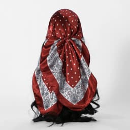 Plain Silk 90 Square Scarf Satin Headband For Muslim Woman Printed Hijabs Wraps Fashion Headscarf Casual Turban Female Bandbana