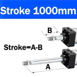 SC32/40/50/63 Pneumatic Cylinder Piston Double Acting Air Cylinders 50/75/100/125/150/200/250/300/400/500/600/800/1000mm Stroke