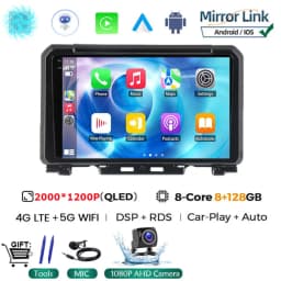 9 Inch Android 16 For Suzuki Jimny JB64 JB74 2018 - 2020 Multimedia Video Player Car Radio Stereo GPS Navigation Carplay