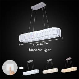 Modern Crystal Chandelier Dining Room Decor Pendant Hanging Light Fixtures For Living Room Ceiling Lamp Lustre Home Decoration