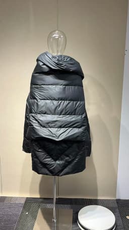 EAM Wine Red Irregular Big Size Down Jacket New Batwing Sleeve Warm Women Parkas Fashion Tide Autumn Winter 2026 31A1078