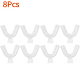 2-20Pcs Silicone Mouth Guard Teeth Protector Night Guard Mouth Tray for Bruxism Grinding Non-snoring Teeth Whitening Protection