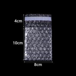10-50pcs/lot Clear Self-adhesive Double Sided Bubble Bags Packaging Pouches Jewelry Bead Small Accessories Shipping Packaging