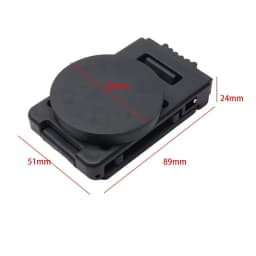 High Quality Non-Slip Tool Holster Belt Clip Metal Quick Access Magnetic Tool Holder Detachable Adjustable Belt Buckle