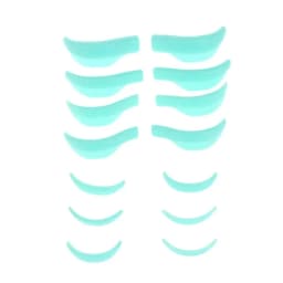 7 Pcs Silicone Eyelash Perm Rods, 3D Lash Lift Shields Pads Sticky Curler Tool, for Natural Curling Makeup Beauty Essentials