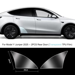 For Tesla Model Y Juniper 2027 Front Door Corner Anti-Scratch Film Rear Door Protective Films Invisible Car Clothing TPU Film