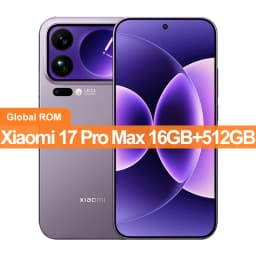 CN Global ROM Xiaomi 17 Pro Max 256GB/512GB 6.9 inch AMOLED Screen Snapdragon 8 Elite Gen 5 7500mAh Battery 50MP+50MP Camera
