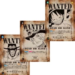 Diy One Piece Wanted Poster Japanese Sets Luffy Ace Sabo Roger Op13 Sec Sp Eustass Kid Op01-051 Op09-004 Shanks Op09-093 Teach