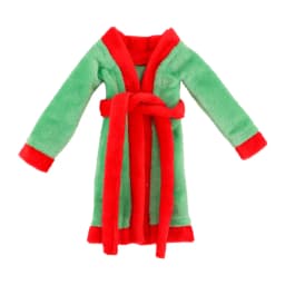 Doll Clothes Bathrobe Mulitcolor Robe Plush Solid/Leopard Dress For 11.8inch 30Cm Accessories Baby Girl's Holiday Gifts