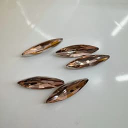 Navette Glass Crystal Pointback Color Rhinestone Strass Stones Clothing Crafts Jewelry Making 10mmX35mm 10mmx48mm 30pcs