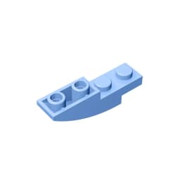 Gobricks GDS-731 BRICK 1X4X1 INV. BOW compatible with lego 13547 children's DIY Educational Building Blocks Technical