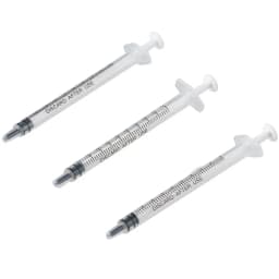 100PCS 1ml/cc Plastic Syringe No Needle with Cap Measuring Syringe Tools Individually Sealed Small Syringe