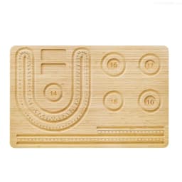 Bead Board Bracelet Beading Jewelry Making Tray Workbench Size Measuring Plate Craft Tool Accessories F0S4