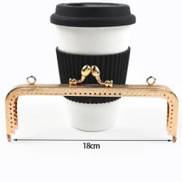 1/2/5Pcs 8.5-20cm Metal Gold Embossed Bag Handle Purse Frame Kiss Clasp for Women's Handbag Wallet DIY Handmade Bags Accessories