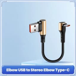 0.15M 0.25M 0.5M Short USB C Cable 66W Double Elbow USB A To Type C Fast Charging Cable for iphone 15 16 Samsung Huawei Xiaomi