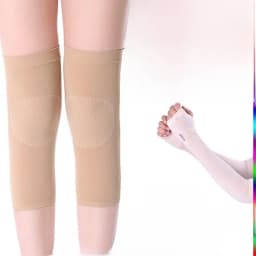 Ultra-Thin Knee Pads Warmth for Cold Legs Men Women Suitable for Air-Conditioned Rooms Non-Slip Breathable Home Use