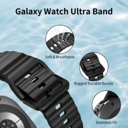 Band for Samsung Galaxy Watch 9 8 Ultra 2/6/6 Classic/5 Pro/4 44mm 40mm 43mm 46mm Silicone Bracelet Correa Galaxy Watch 7 Strap