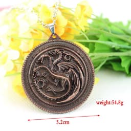 Dragon House Keychain Targaryen Dragon Shape Keyring for Fan Collection Accessories Friends Gift