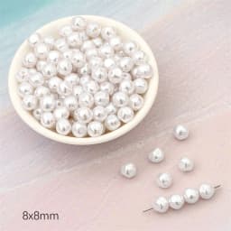 Cute Irregular Shape ABS Imitation Pearls Beads Charms for Necklace Bracelet Bead For Jewelri Makeing