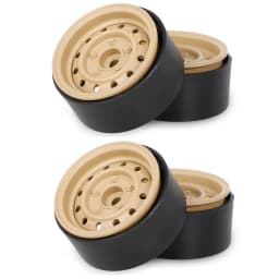Deep Dish 1.9" Metal Beadlock Wheel Hub Rim for 1/10 RC Crawler Axial SCX10 II III 90046 MST RGT YIKONG Traxxas TRX4 RC4WD D90