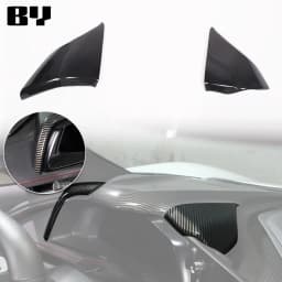 For Chevrolet Corvette C8 2020-2024 Car Accessory ABS Carbon Fiber Car Console Gear Shift Panel Cover door armrest Trim Sticker