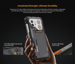 Blackview OSCAL PILOT 6 Thermal Imaging Rugged Smartphone MTK G100 6.67' 2.4K Display 120Hz, 12GB 256GB, 10000mAh Phones Dual 4G