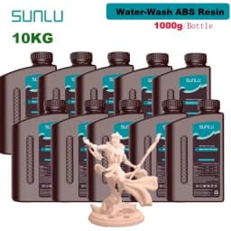 SUNLU 10KG Standard / Water-Wash / Water Wash ABS LIKE 3D Resin 1KG/Bottle 405nm UV Resin For Most SLA/DLP/LCD 3D Printer 1kg