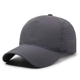 Breathable Mesh Baseball Cap Unisex Casual Style Polyester Hat Lightweight Solid Color Adjustable Sun Cap for Outdoor