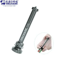 MECHANIC P09 Aluminum Alloy Tube Piston Solder Paste Flux Booster Manual Syringe Plunger Dispenser Propulsion Tool Phone Repair