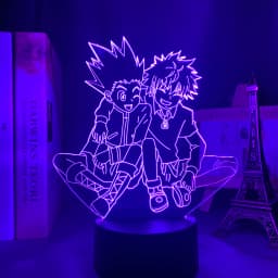 Acrylic 3d Lamp Anime Hunter X Hunter Killua and Gon for Bedroom Decor Nightlight Birthday Gift Led Night Light Manga Hxh Killua