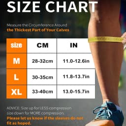 1Pcs Calf Compression Sleeves for Men and Women - Leg Compression Sleeve - Calf Brace for Running, Basketball, Cycling, Travel