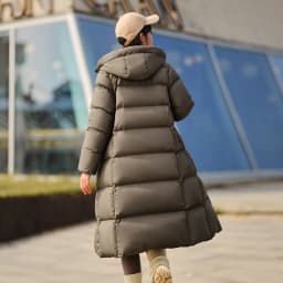 Semir Down Jacket Women Long Length Waterproof Coat 2026 Fashion Winter New Loose Hooded Coat Simple Down Jacket Woman