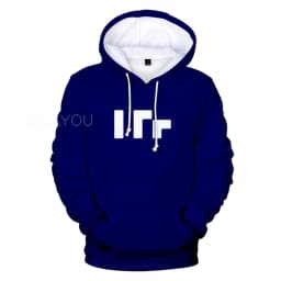 Quackity Cosplay Merch Dream-Smp 3D Printed Blue Fashion Long Sleeve Hoodie Kids Sweatshirts Men Women Casual Hoodie Plus Size