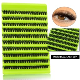 DINGSEN DIY Lash Clusters Thick Segmented Eyelash Extension 60D 80D 100D MIX Lashes Extension Cluster Lashes Individual Lashes