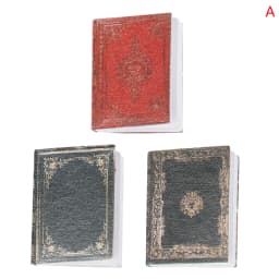 3/4pcs Mini Paper Books Boek Model Toys For Barbie Bjd Blythe Ob11 1/6 Miniature Dollhouse Furniture Decor Dolls Accessories