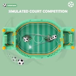 Football Table Mini Tabletop Interactive Game, Soccer Tabletops Competition Sports Games Desktop Catapult Toys for Family Game