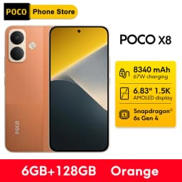 【World Premiere】Global Version POCO X8 5G Smartphone NFC 8340mAh battery 67W HyperCharge 50MP Camera Snapdragon 6s Gen 4