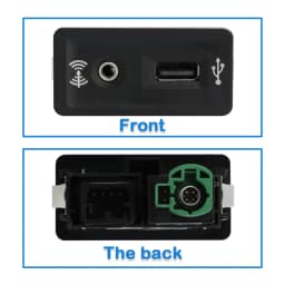 For VW Golf 7 MK7 VII For Passat B8 CarPlay Media USB AUX Switch MIB2 MDI USB AMI Adapter Plug Socket 5Q0035726E 5G0035222E