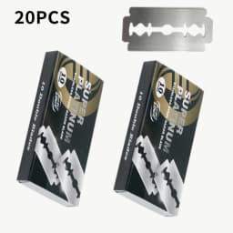 10Pcs/100Pcs Stainless Steel Razor Blades Old-Fashioned Manual Double Edge Shaver Razor Blade Hairdressing Barber Shaving Tools