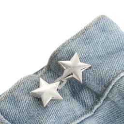 1set Adjustable Waist Buckle Star Shape Jean Pant Button Detachable Alloy Waist Tightener Clothing Accessories DIY Sewing Tool