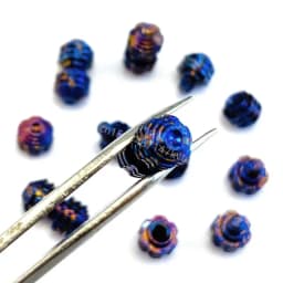 High Strength Titaniums Damascus Fold Knivies Thumb Studs Push Pin for 4MM Knivies Hole Lightweight Durability Tool R9CA