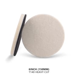 SPTA 1PC 1/2/3/4/5/6/7 Inch Wool Felt Glass Polishing Pad for RO/DA/GA Polisher Fast Cutting Gloss Buffing