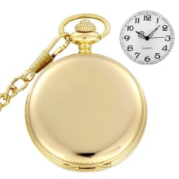 Unique Smooth Steampunk Pocket Watch Men With Fob Nacklace Chain Fashion Quartz Watches Mens Womens Gift reloj de bolsillo