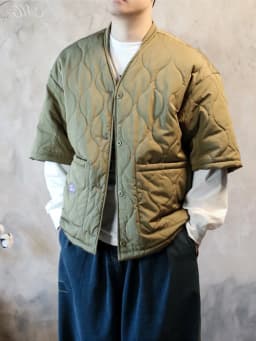 Lightweight Loose Cotton Jacket with Durable Double-Stitching Short-Sleeved Unisex Casual Wear for Teenagers in Winter